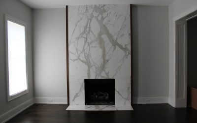 White Fireplace design